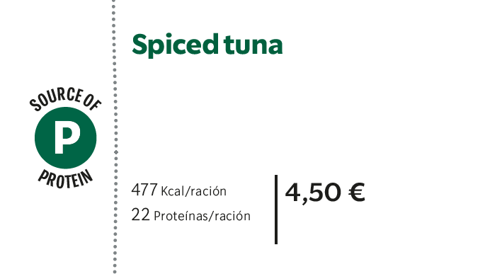 Spiced tuna