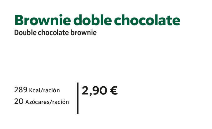 Brownie doble chocolate 