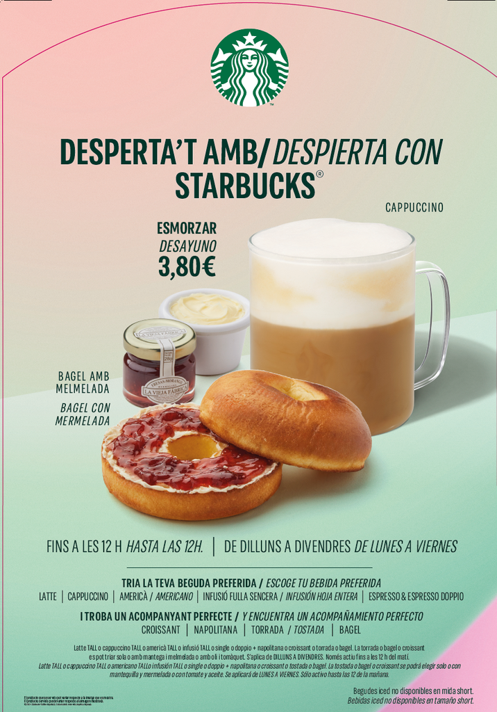 Aboard desayuno bagel mermelada