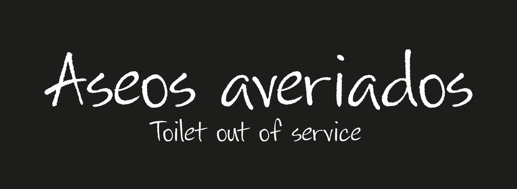 Aseos averiados