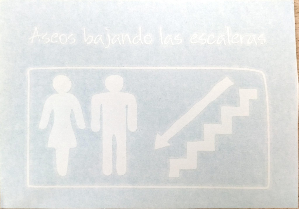 Aseo bajando escaleras izquierda