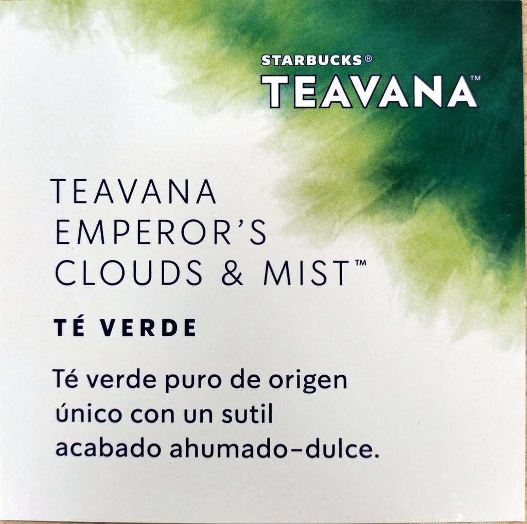 Etiqueta Teavana Emperor Cloud
