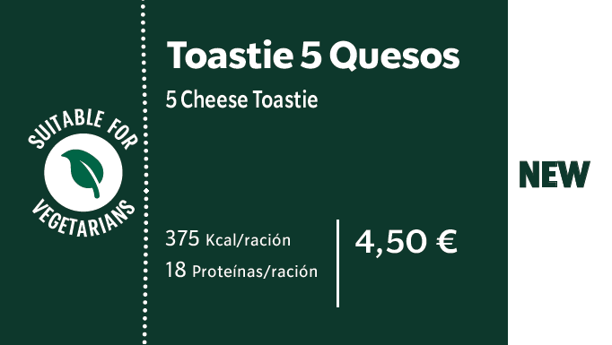 Toastie 5 quesos