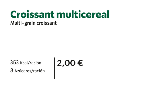 Croissant multicereal