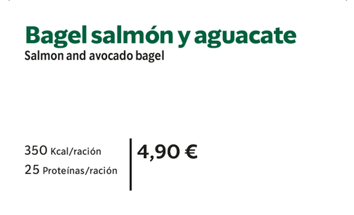 Bagel Salmón y Aguacate