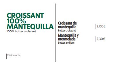 Croissant 100% mantequilla