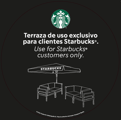 [LSM.EXT.8] Pegatina terraza clientes