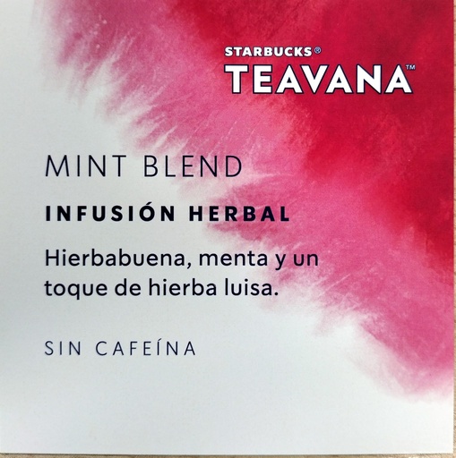 [LSM.INT.60] Etiqueta Teavana Mint Blend