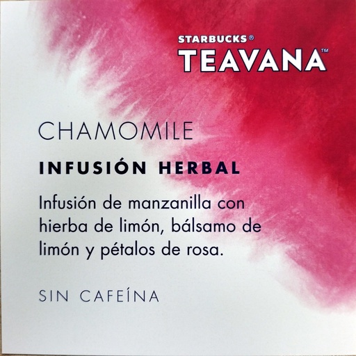 [LSM.INT.61] Etiqueta Teavana Camomile