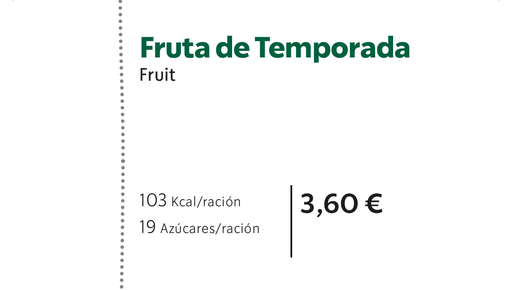 Fruta de temporada