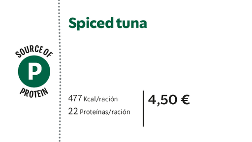 Spiced tuna