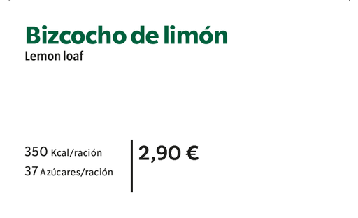 Bizcocho de limón 
